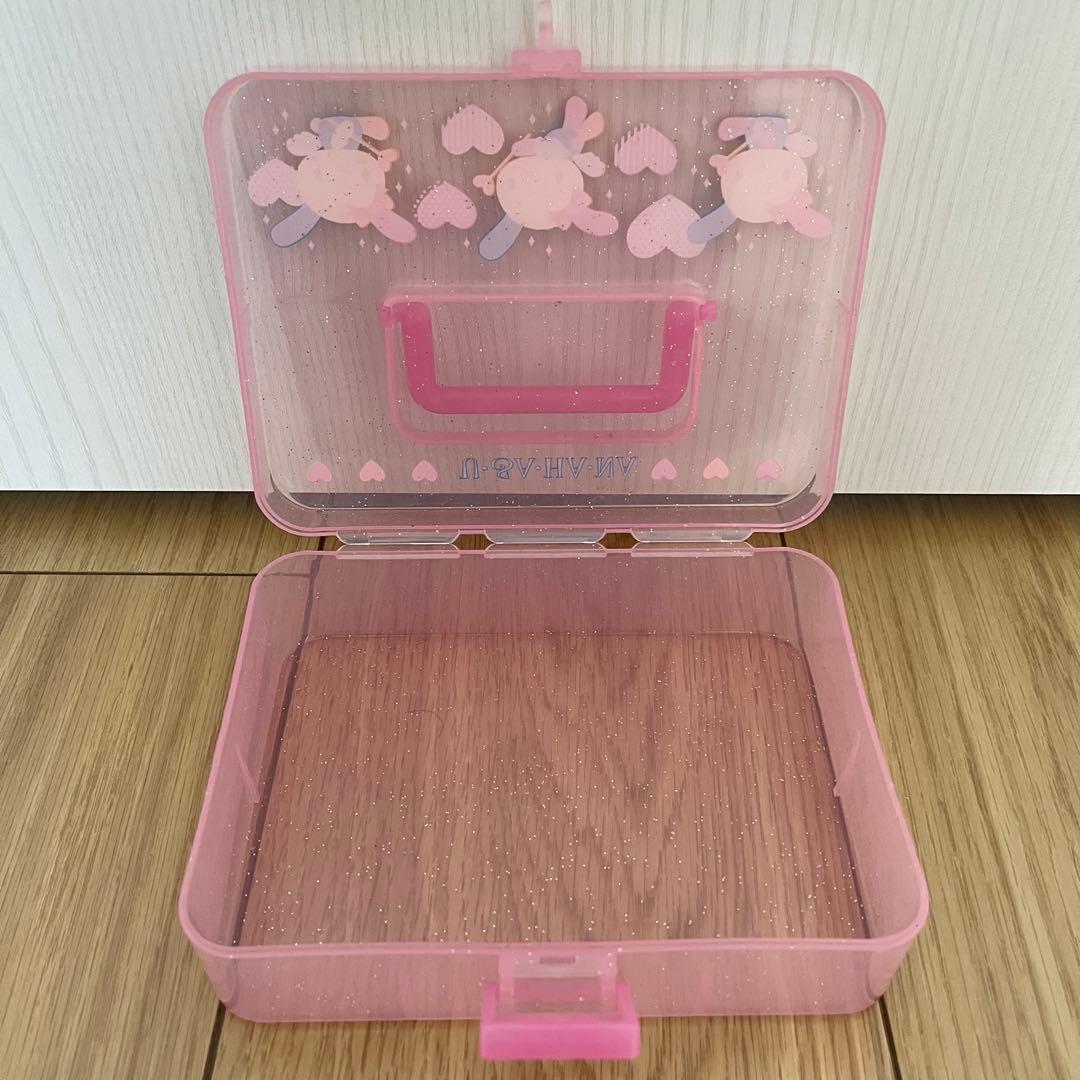 レア】サンリオ ウサハナ レターケース 小物入れ 平成レトロ ピンクお