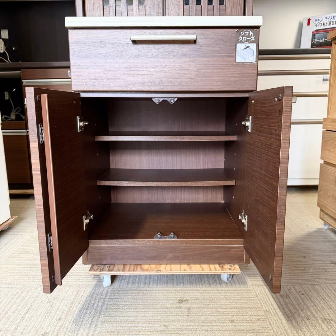 ニトリ 60cm幅カップボード 食器棚 キッチン収納家具