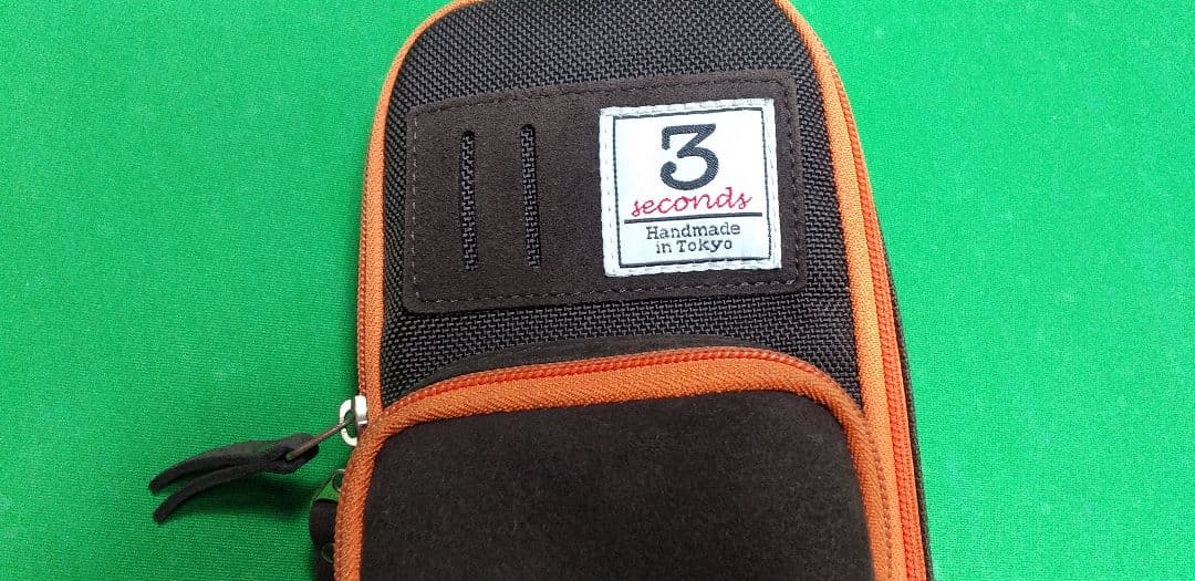 限定品】3 seconds ソフトケース ブラウン/オレンジ 2B4S