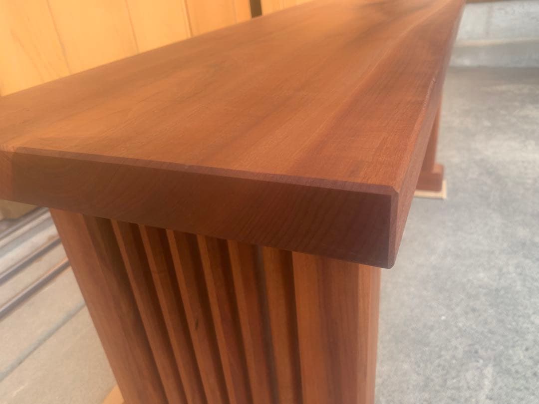 A:﨓の木(タブ)〜ベンチ(高さ455㎜)サイドテーブル、飾り棚✨重厚ワイルド✨