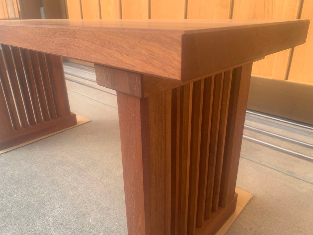 A:﨓の木(タブ)〜ベンチ(高さ455㎜)サイドテーブル、飾り棚✨重厚ワイルド✨