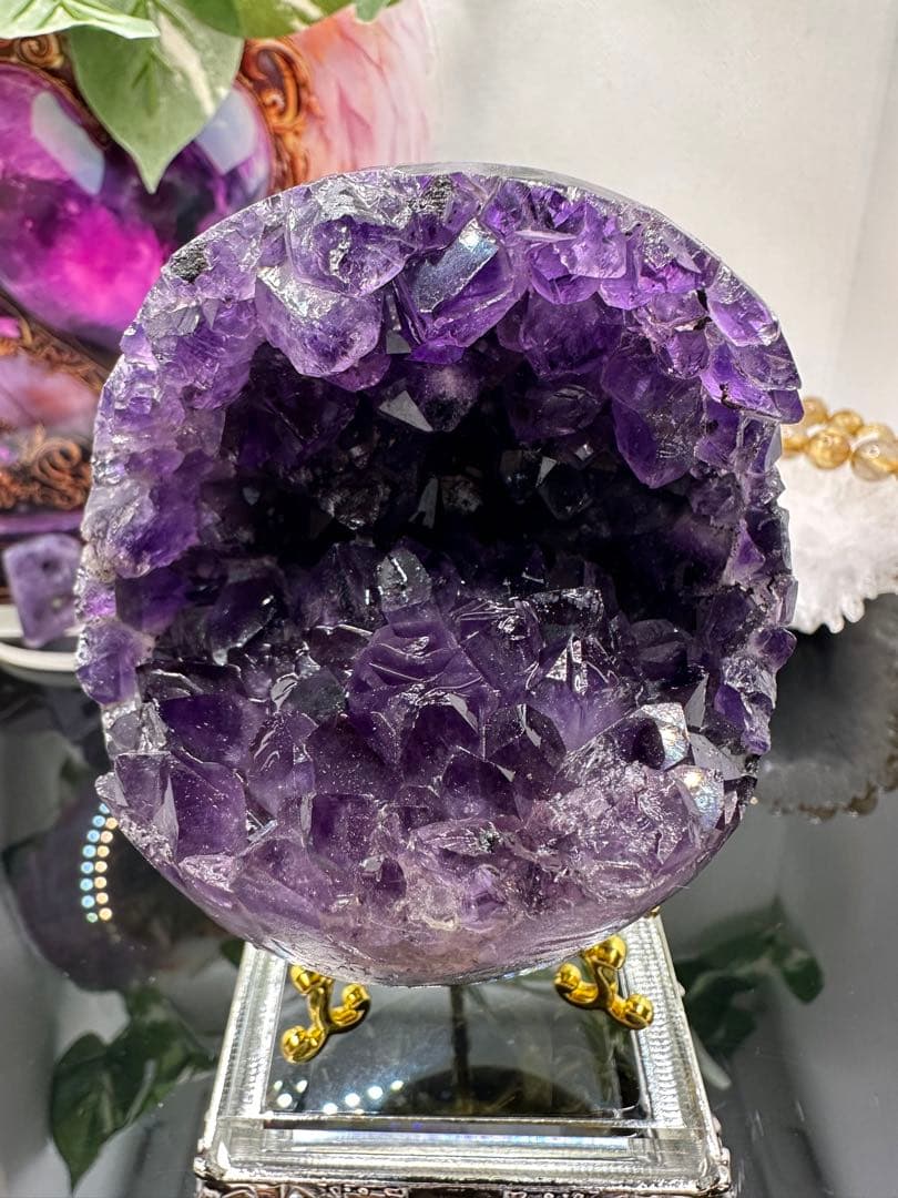 Naoko ウルグアイ産アメジスト笑口No.506 大サイズ!!