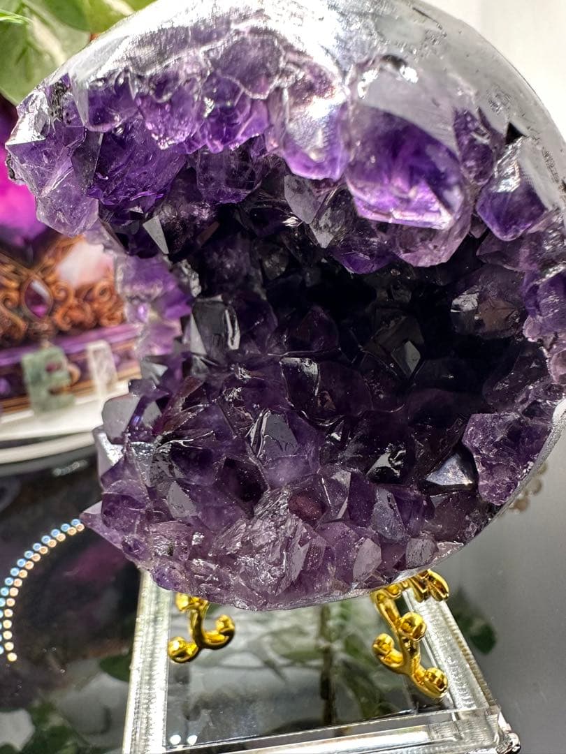 Naoko ウルグアイ産アメジスト笑口No.506 大サイズ!!