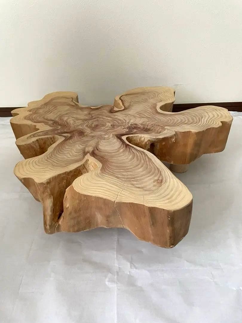 3 ミニテーブル　花台　木製　インテリア　ハンドメイド　置き台　カイズカ　北欧