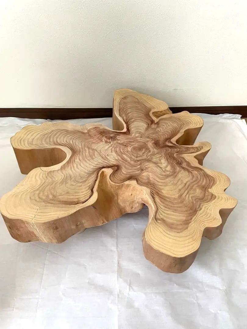 3 ミニテーブル　花台　木製　インテリア　ハンドメイド　置き台　カイズカ　北欧