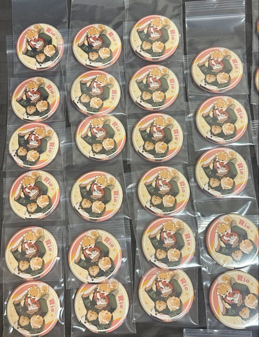 Rio 誕生日グッズ 犬上リオ 缶バッジ