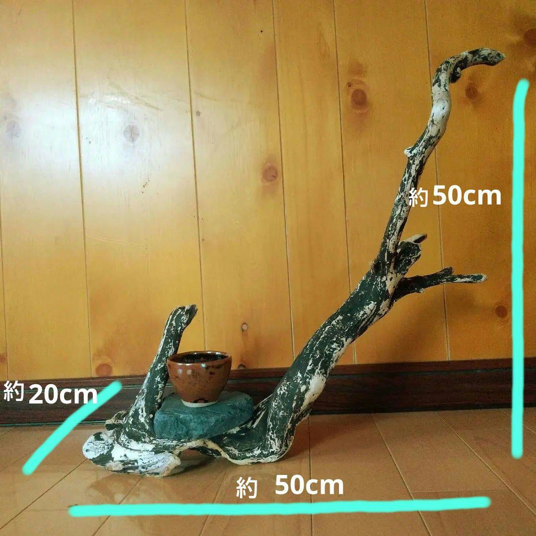 天然流木の置物、玄関、床の間、花瓶台、オブジェ、世界にひとつの流木コレクション