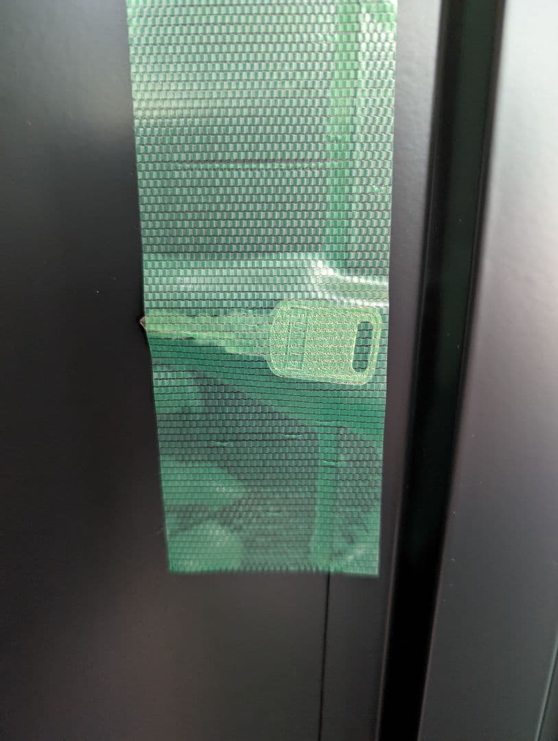 コクヨ　エディアシリーズ　ブラック両開きキャビネット