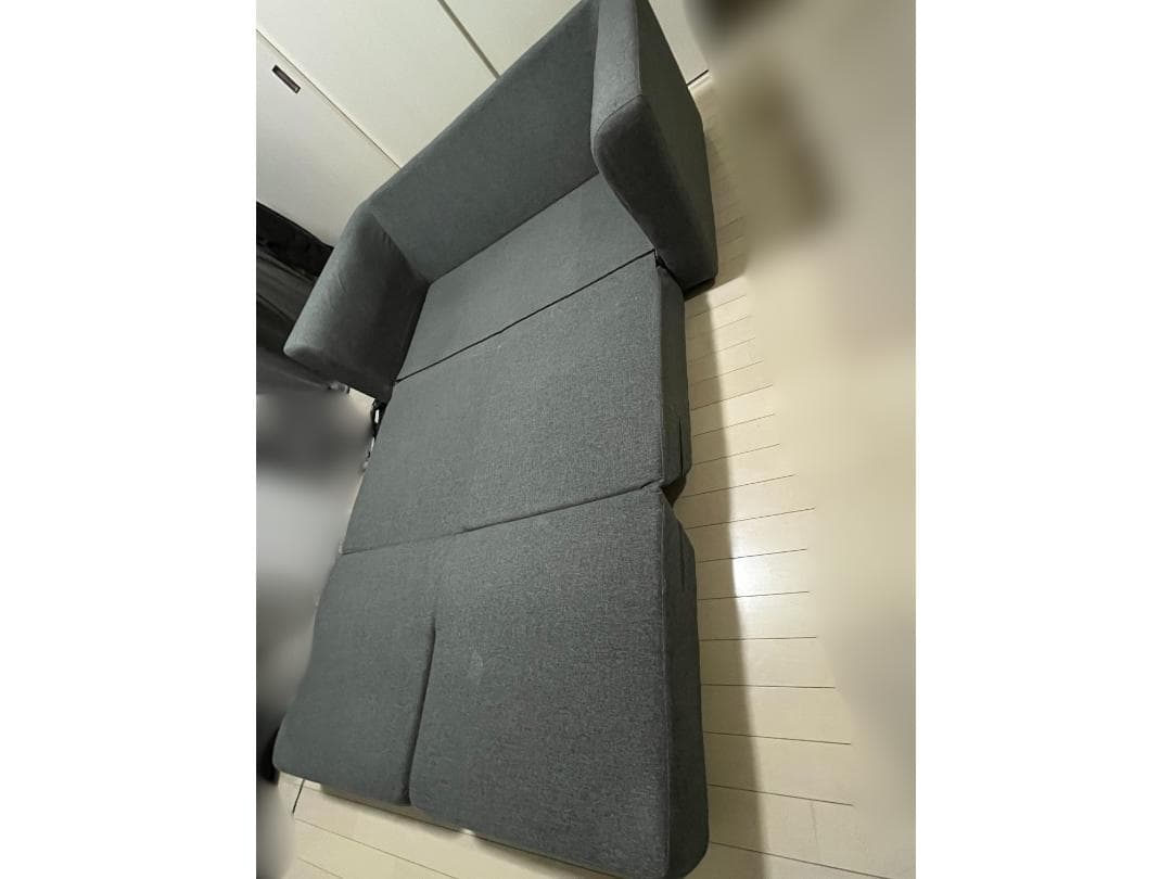 コンパクトにくつろげるソファベッド(フォワード GY)