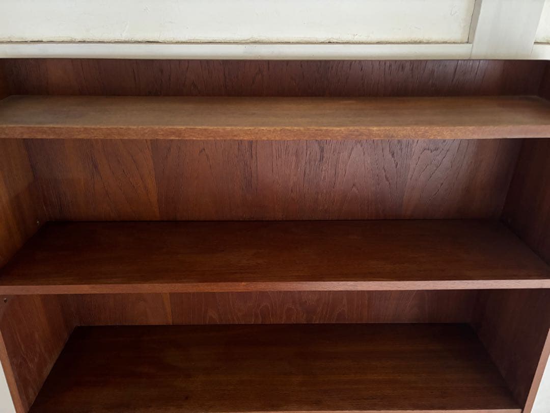 北欧ヴィンテージ　デンマーク　チーク　シェルフライティングビューロー