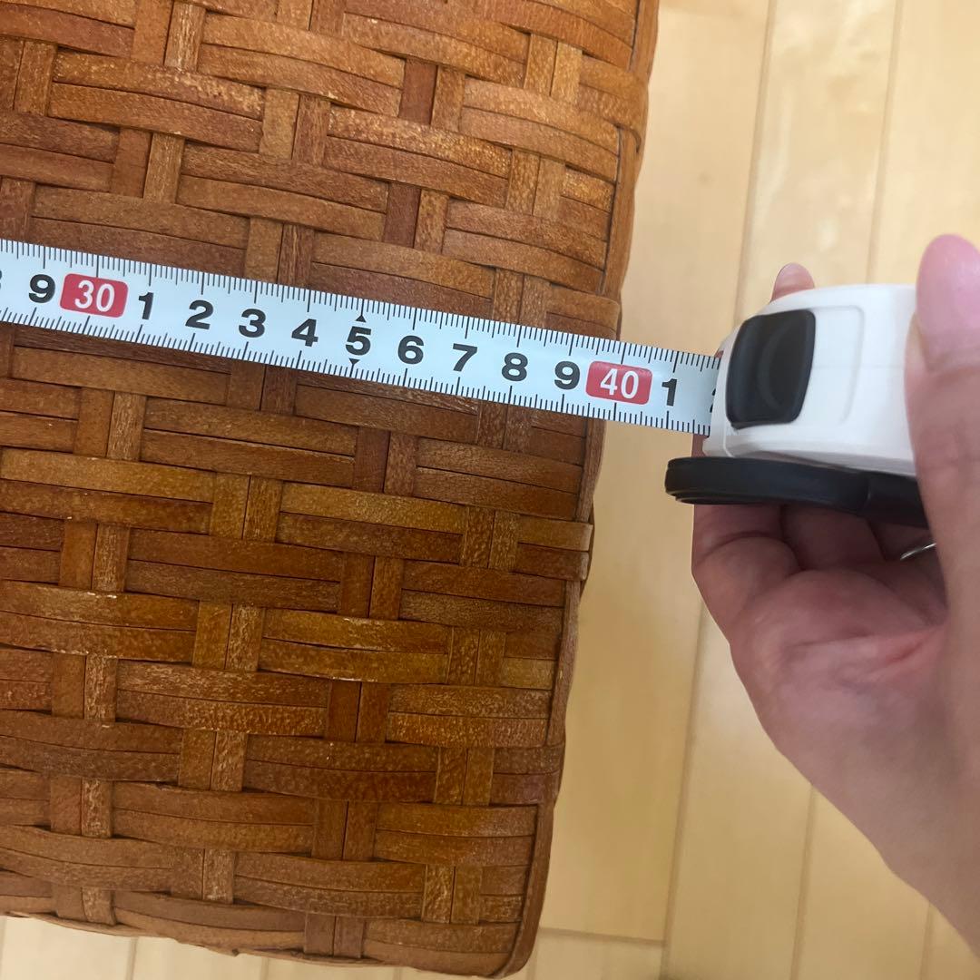 本革インポート　オットマン　スツール 約40cm