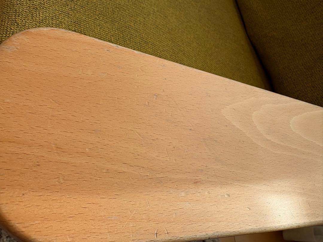 カリモク　3人掛けソファ　WD4303 オットマン、ヘッドレスト