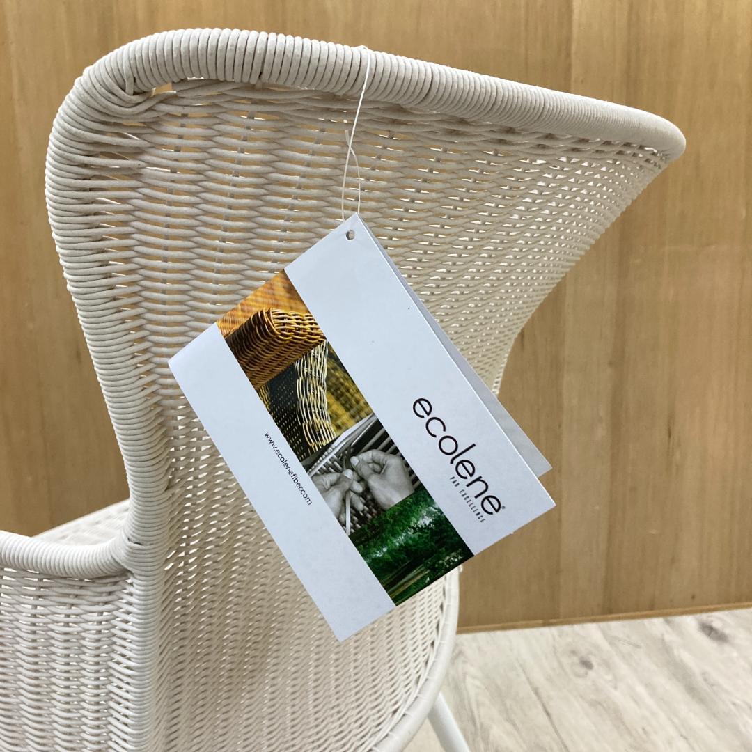 新品オリバー　アウトドアチェア　ガーデンチェア　オランダ　ウーブンプラス　室内外