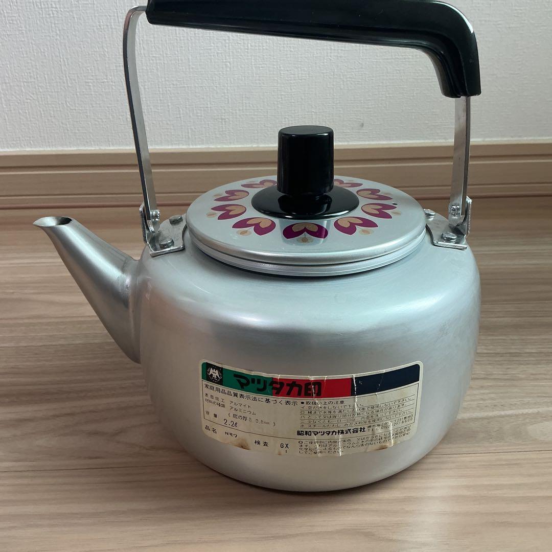マツタカ印 2.0L やかん 花柄 - メルカリ