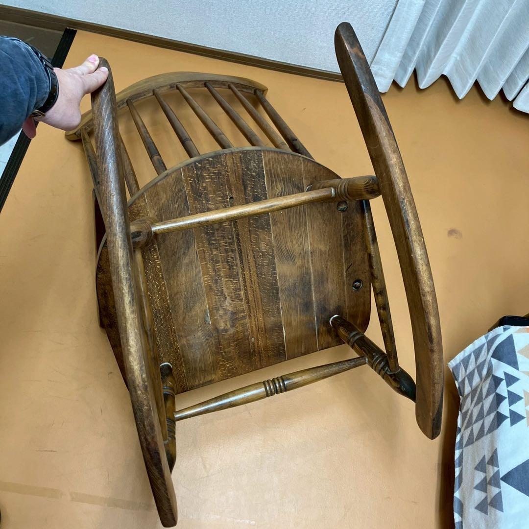 ロッキングチェア　メーカー不明　椅子　インテリア