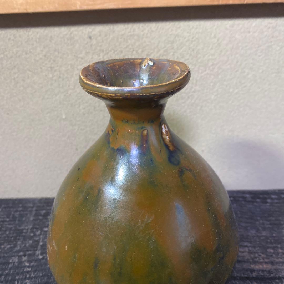 中国　古玩　河南天目徳利