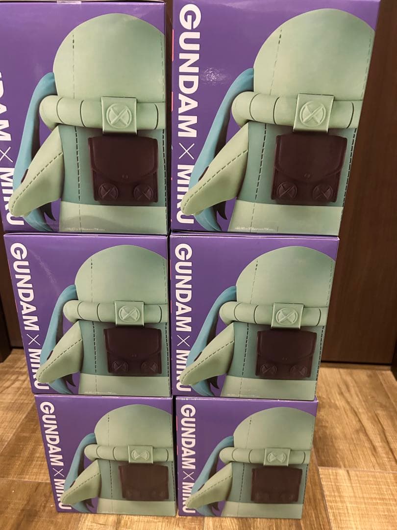 ガンダム45周年×初音ミク フィギュア ザクぐるみ 初音ミク ザクミク6体