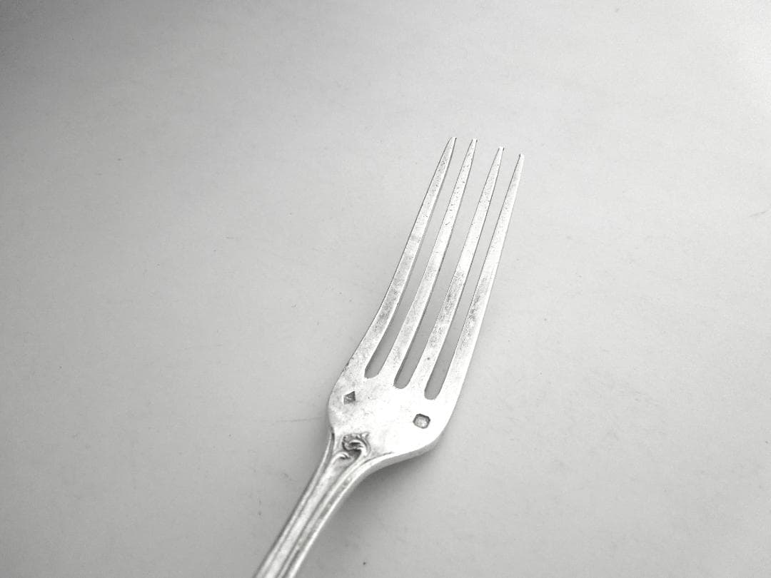 フランス　シルバーフォーク　純銀