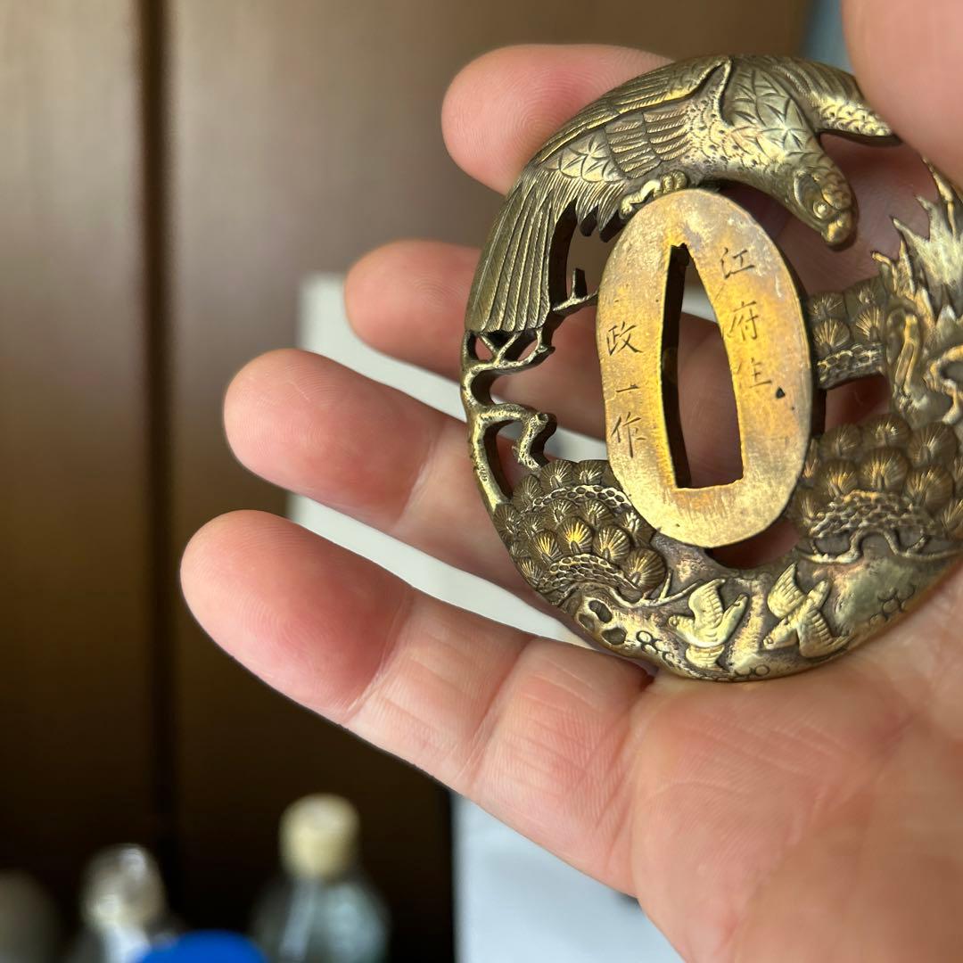 刀鍔火縄銃、千葉で骨董品店やってます、銘あり - メルカリ