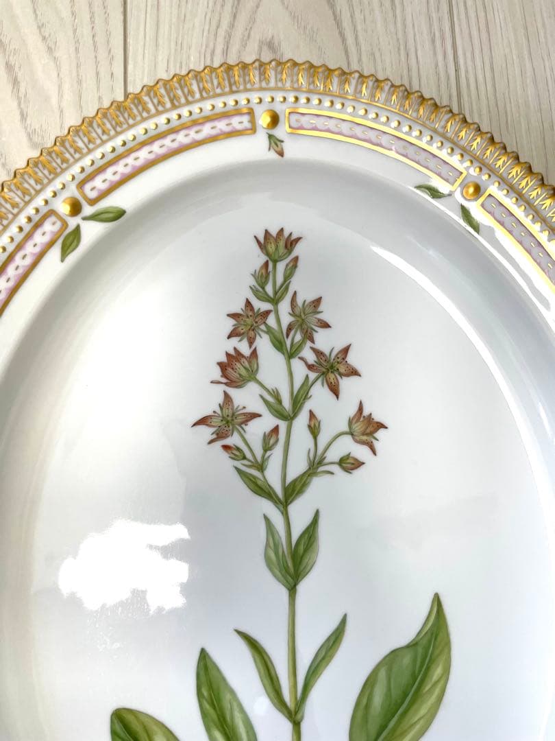 ちゃんおがわロイヤルコペンハーゲン　フローラダニカ　大皿　オーバル