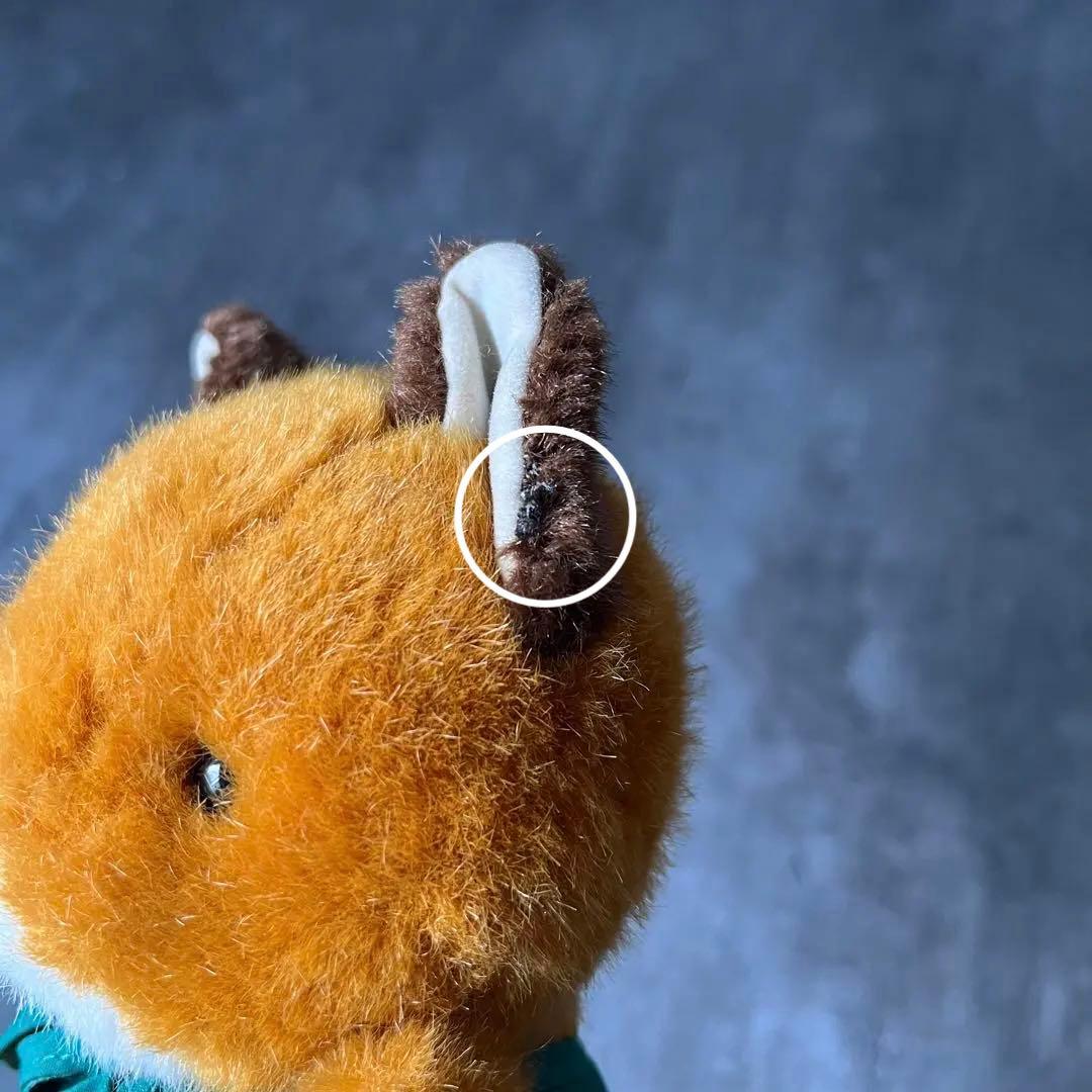 ファースト ぬいぐるみ きつね どんぐりクラブ 昭和レトロ レトロ