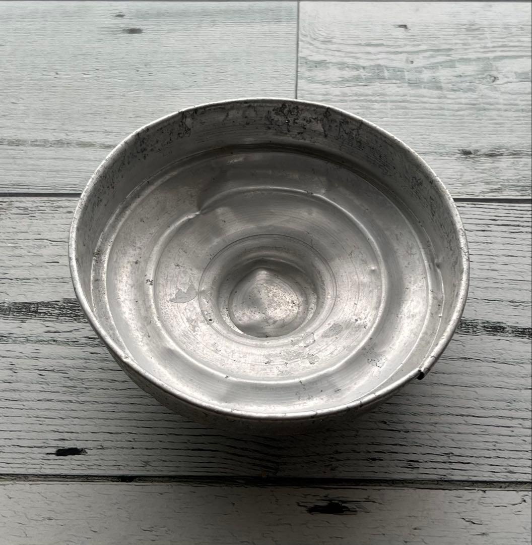 【気泡たっぷり】昭和レトロ　ブルー系　蓋付きガラス瓶