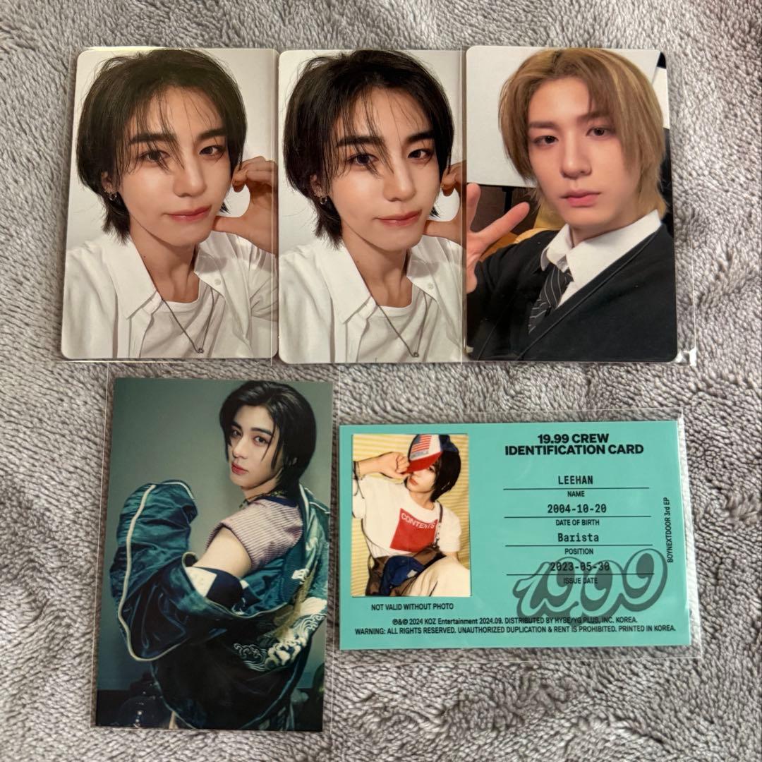 BOYNEXTDOOR イハン 19.99 トレカ セットボイネク ボネクド - メルカリ