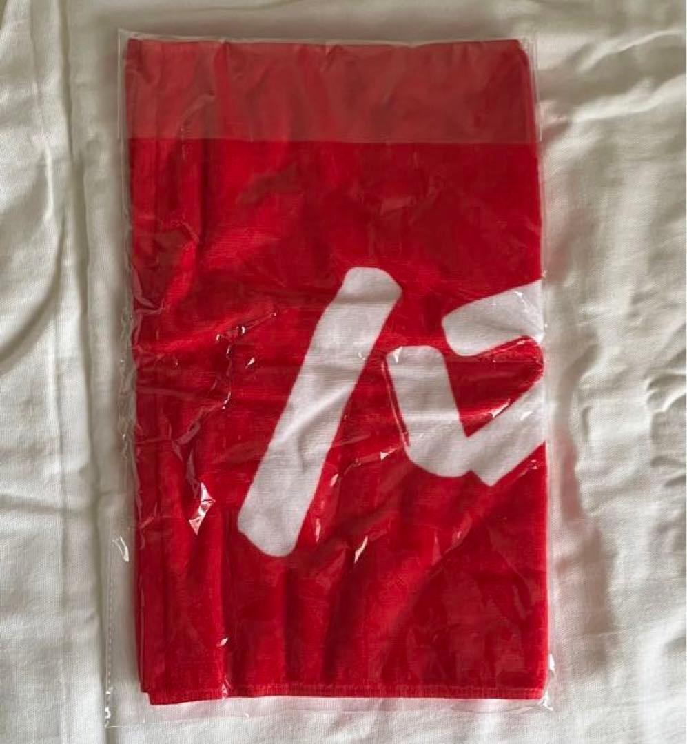 ハンブレッダーズ ロゴタオル レッド - メルカリ