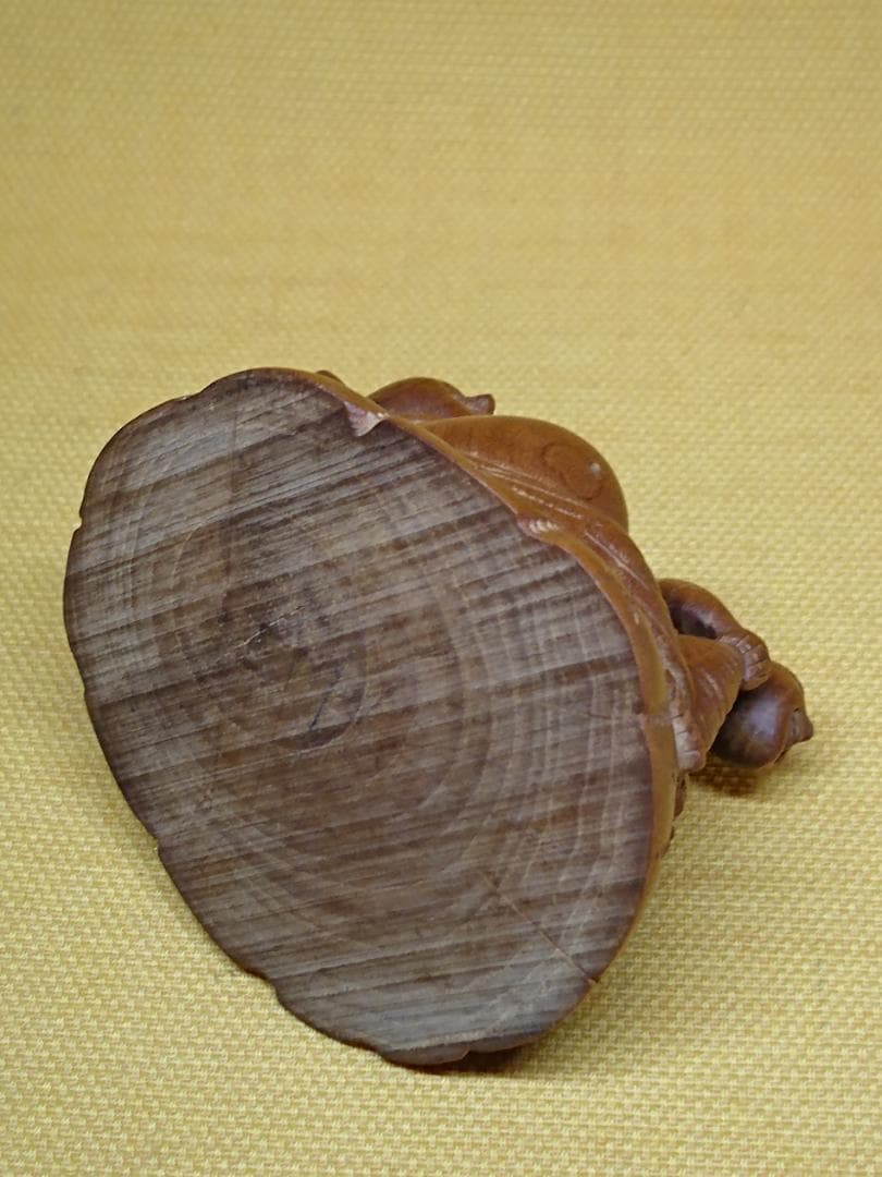 木彫り　人形　木製　古玩　オブジェ　置物　インテリア　工芸品　美術品　A3421