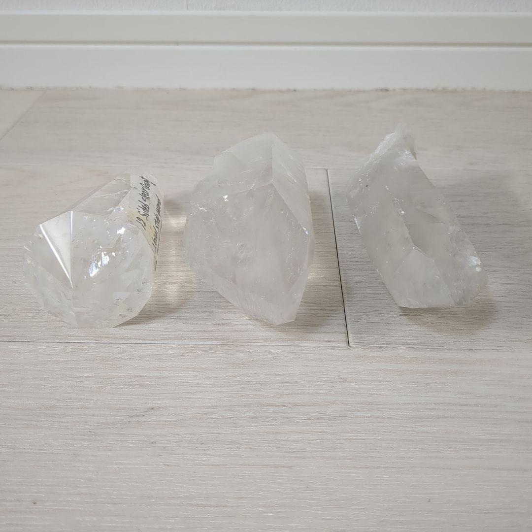 【生命の波動を高める】レムリアンシードクリスタル水晶　原石　セット売り　天然石