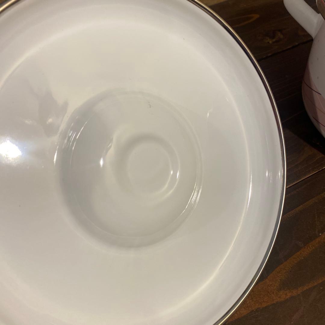 シャディ　ホーローセット　カレンピーコック　レトロ