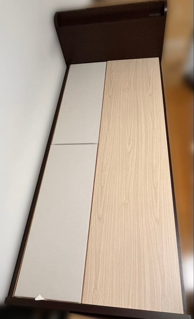 コンパクトシングルベッドホワイト