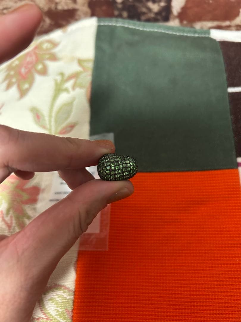 グリーンツァボライト　アクセサリーパーツ