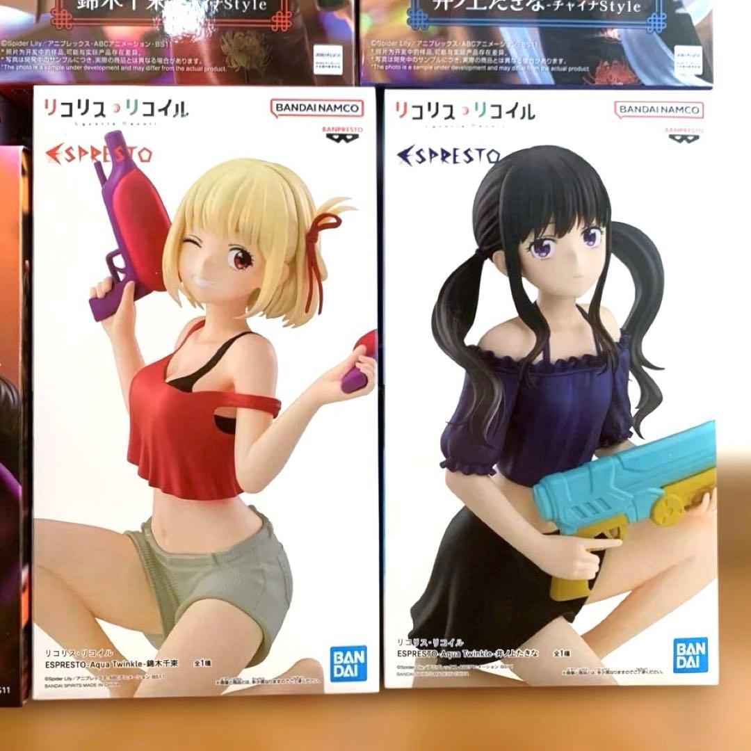 リコリス・リコイル 錦木千束 井ノ上たきな フィギュア 10体セット