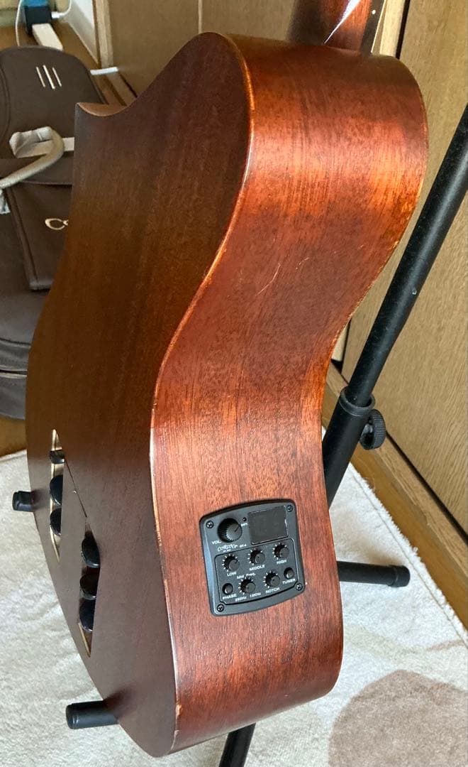 CORONA アコースティックギター 黒 ギターケース付き - メルカリ