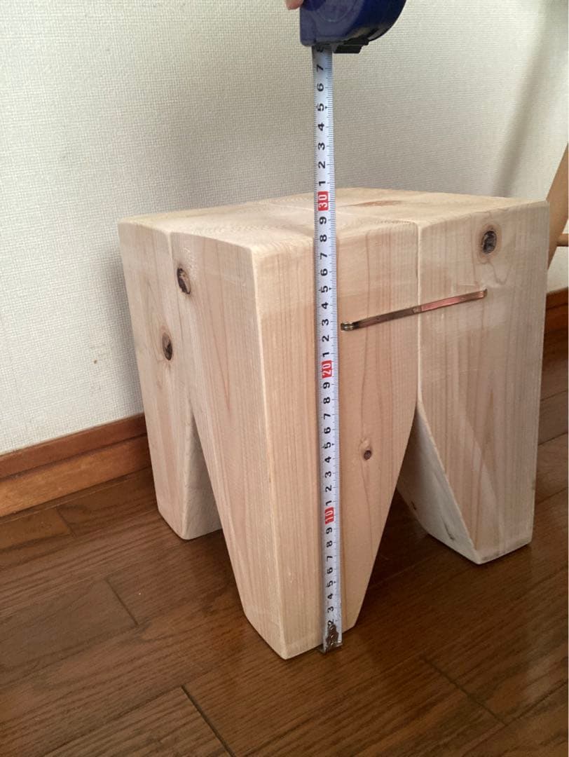 送料込◯ヒノキスツール◯北欧やカフェ、ナチュラルインテリア