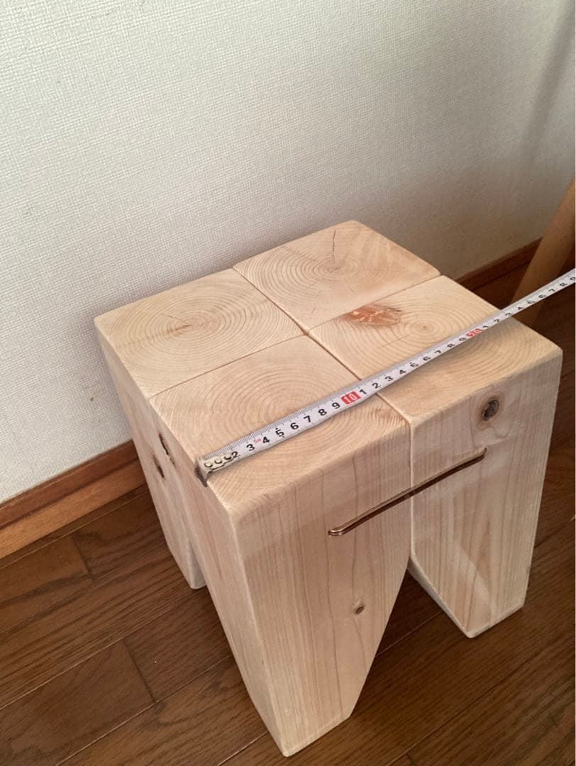 送料込◯ヒノキスツール◯北欧やカフェ、ナチュラルインテリア