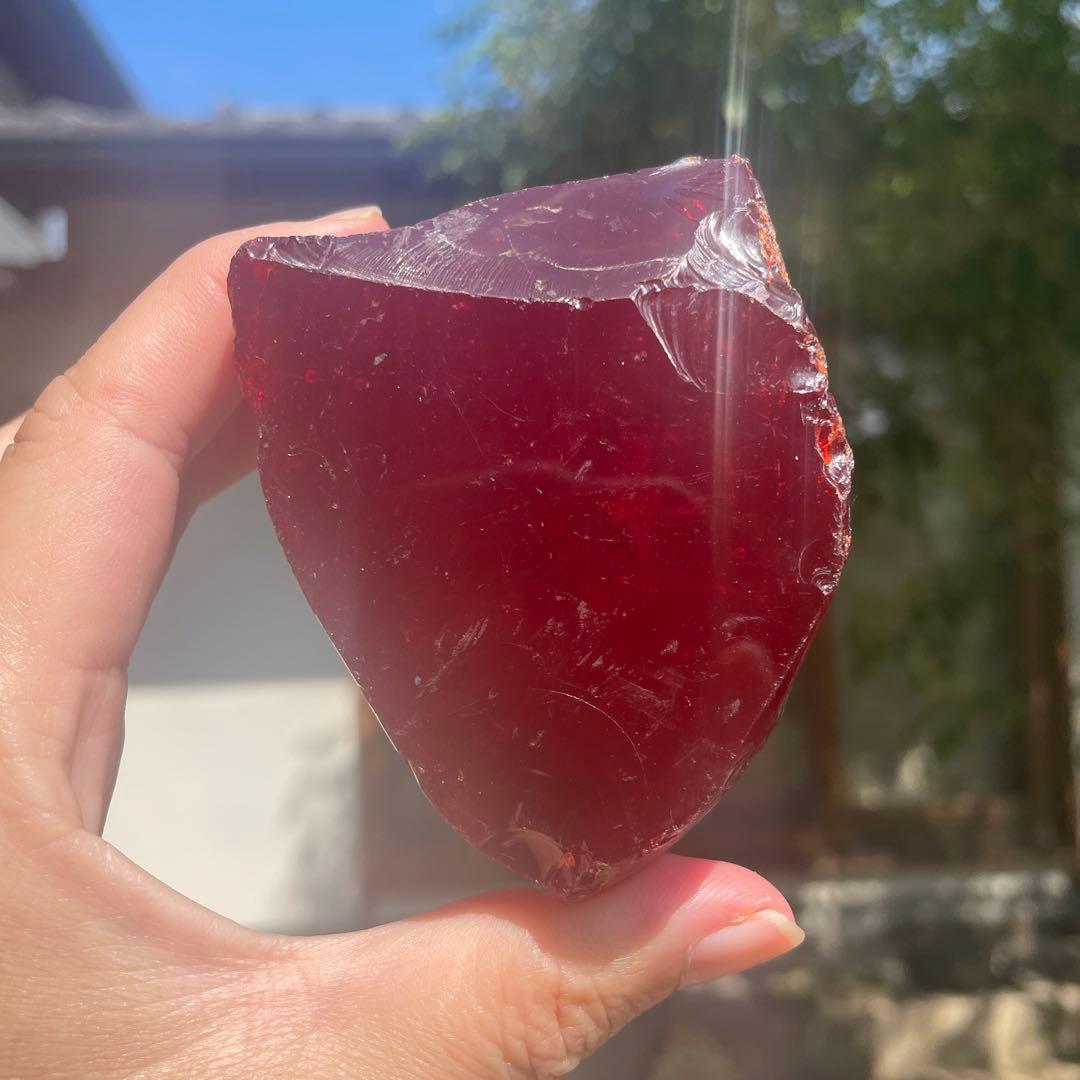 お値下げ　アンダラクリスタル　シエラネバダ産　希少レッド　367g