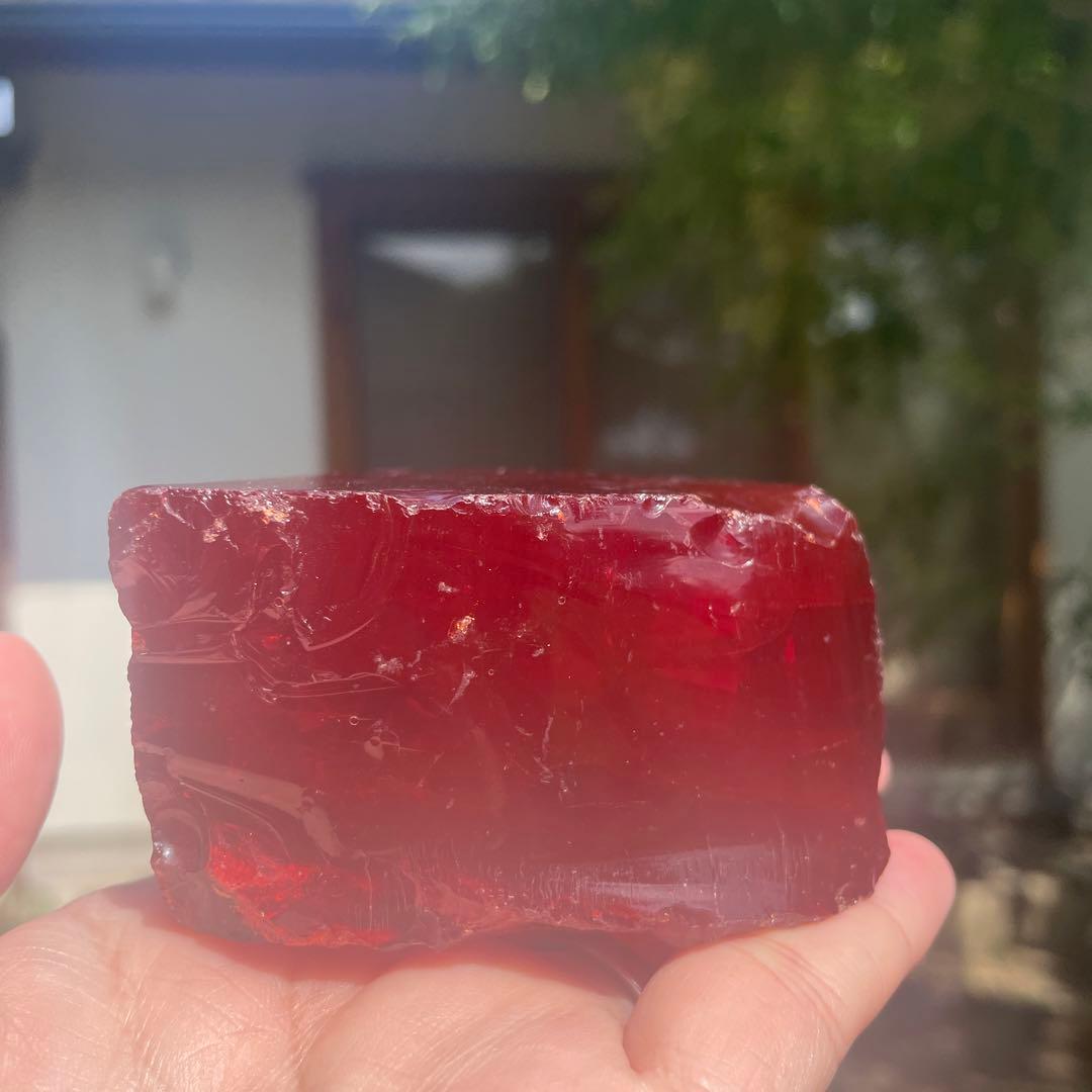 お値下げ　アンダラクリスタル　シエラネバダ産　希少レッド　367g