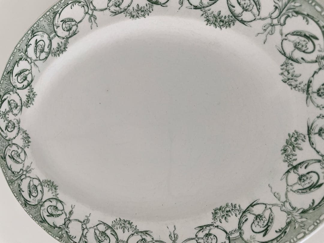 Creil et Montereau DUBARRYオーバル皿