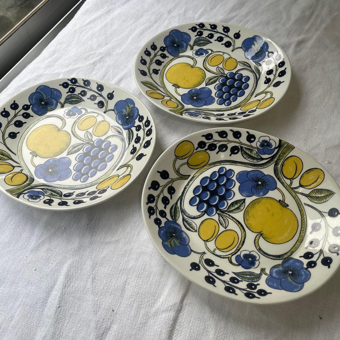 レア！旧カラーロゴ　アラビア　パラティッシ　オーバル 25cm プレート　③