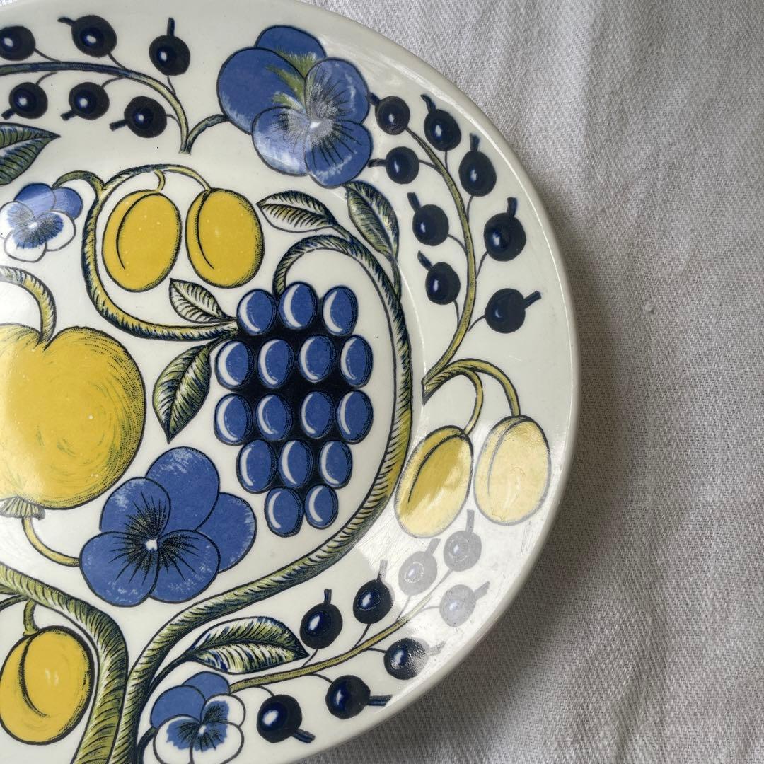 レア！旧カラーロゴ　アラビア　パラティッシ　オーバル 25cm プレート　③