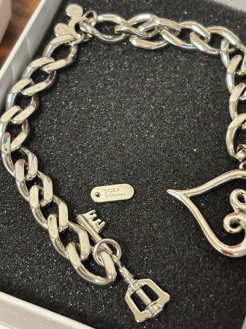 【レア】キングダムハーツ シルバーブレスレット キーブレード ミッキー ソラ