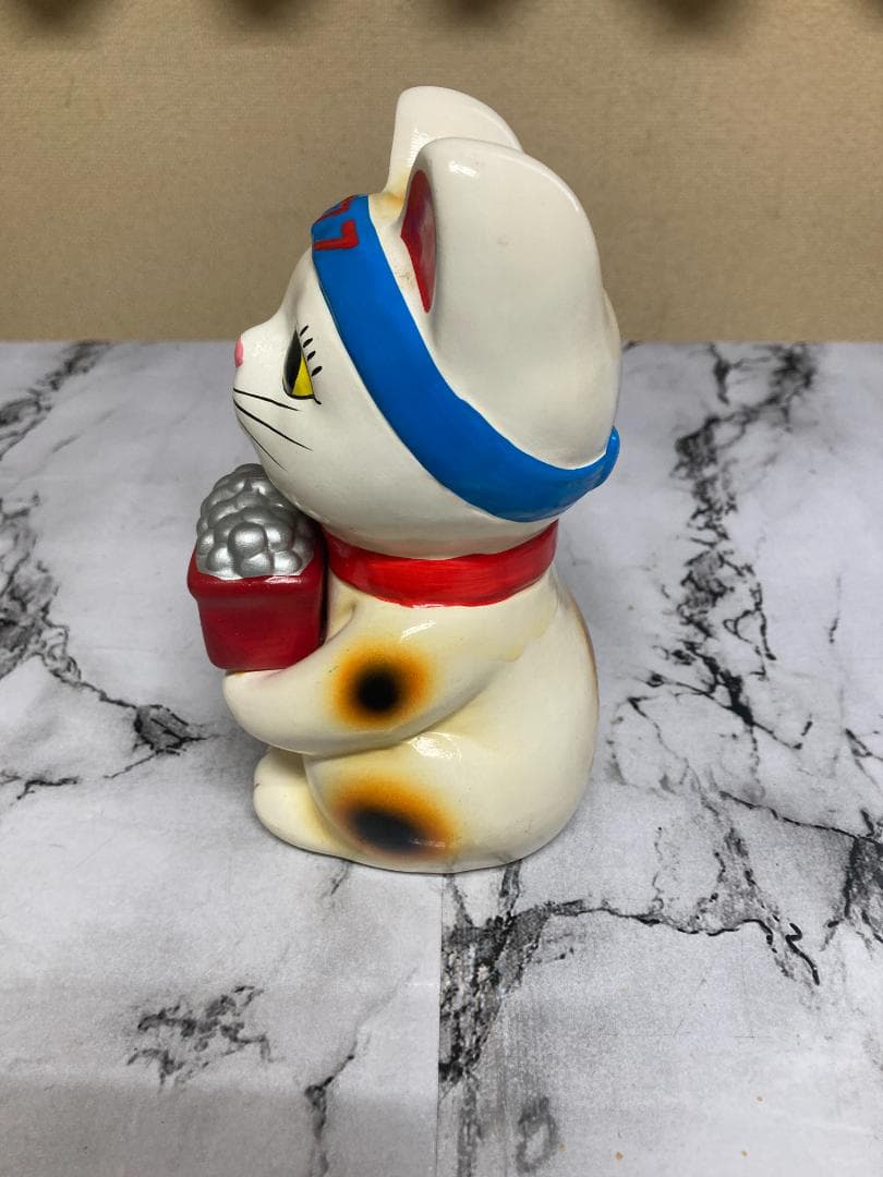 加藤工芸 777 フイバー 招き猫 貯金箱 - メルカリ