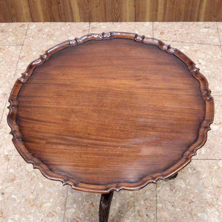 ティルトトップテーブル ヴィンテージ イギリス ラウンドテーブル 78.5cn