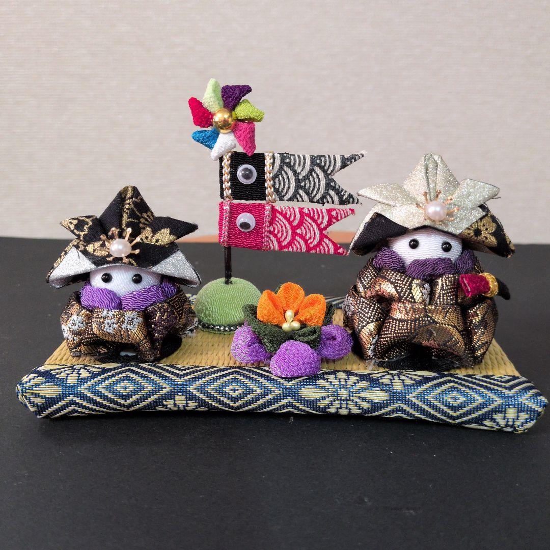 つまみ細工 吊るし飾りと端午の節句飾りセット