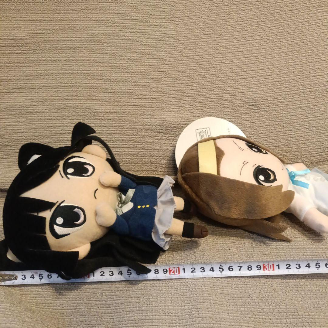 けいおん まとめ売り 猫耳カチューシャ ぬいぐるみ 中野梓 秋山澪 田井