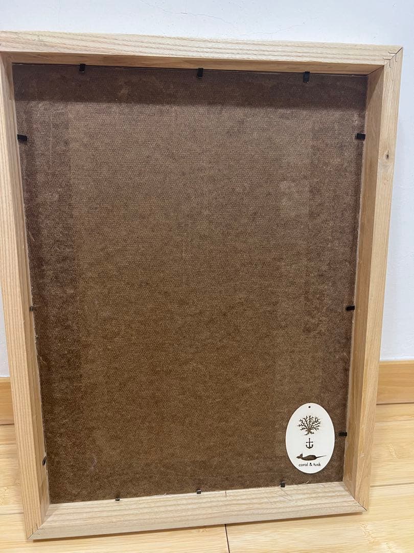 Coral & Tusk コーラルアンドタスク ファブリックアート 額入り 新品