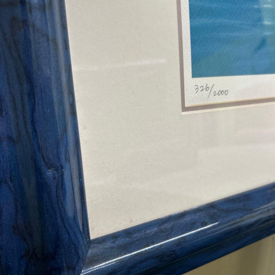 真作】笹倉鉄平サントロペ 36×90cm 額64×118cm - メルカリ