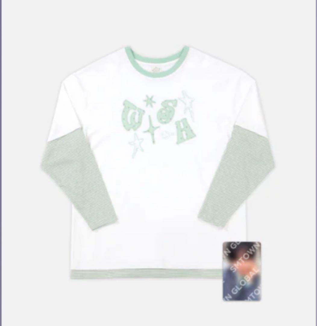 サクヤ NCT WISH ソウルコン レイヤードTシャツ トレカ付き ロンT